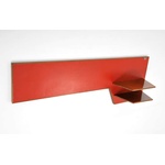 Rare Gio Ponti Desk and Wall Shelf, Forli Administrative Offices
